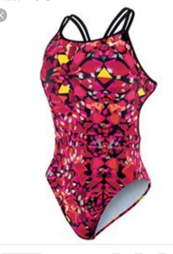 3/25 Nike Rare to Find Open Spider Back Swimsuit